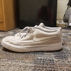 Tan Nike canvas sneakers